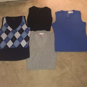 4 Sweater vest bundle!!